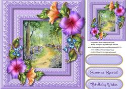 Beautiful Bluebell Woods and Hibiscus