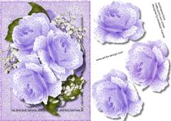 Beautiful Arabesque Lilac Roses