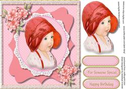Little Red Bonnet Girl