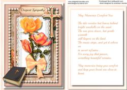 Sympathy, May Memories Comfort You