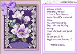 Birthday Greetings Sister