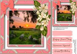 Beautifu Sunset Across the Fields