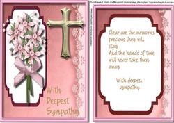 Sympathy with Verse Pink