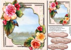 Stunning Begonias with Scene 