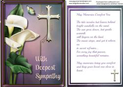 Sympathy, May Memories Comfort You