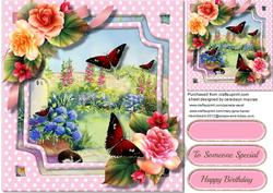 The Beautiful Garden of Butterfly's
