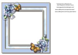 Incert with Porceline Roses