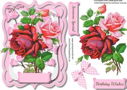 Beautiful Ornate Frame with Roses
