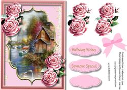 Beautiful Roses and Scene 