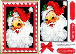 Lovely Sants Stamp Card