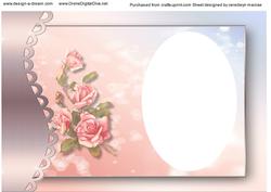 Incert Lovely Pink Roses