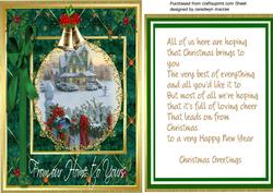 Topper and Verse . from Our Home to Yours