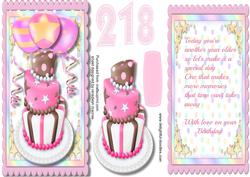 Lovely D.l 18th or 21st Birthday Pink