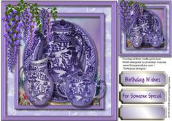 Beautiful Lilac Willow and Wisteria