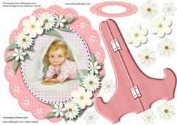 Beautiful Plate and Stand Birthday Girl