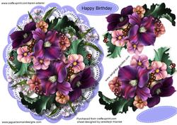 Beautiful Lilac Mix of Summer Blooms
