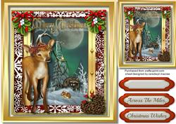 Beautiful Faun at Christmas