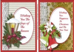 Two Lovely Christmas Toppers 