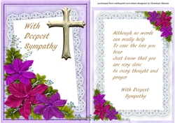 Beautiful Floral Sympathy 2,with Verse