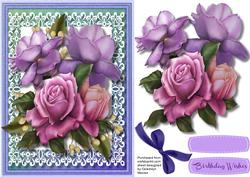 Beautiful Belleep Roses on Stunning Lace