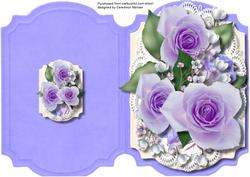 Print, Cut, and Fol, Lilac Roses and Blossom