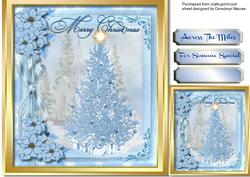 Beautiful Blue Christmas Wishes