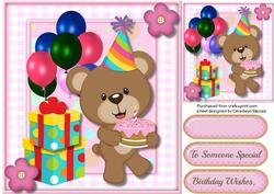 Little Bears Birthday Cake , 2