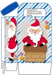 Lobely Gift Bag with Santa Clause 