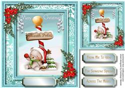 Little Ted at the North Pole