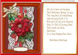 Beautiful Poinsettia with Verse 