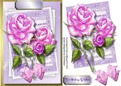 Beautiful Roses on Sheet Music 