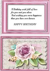 Beautiful Tifferny Roses , with Verse 