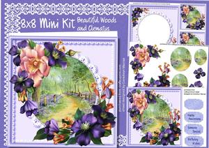8x8 Mini Kit, Beautiful Woods and Clematus