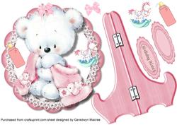Polate and Stand, Fluffy Bear and Her Blanket 