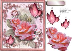Pink Roses and Flutterby's