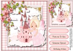 Beautiful Fairy and Her Magical Castle 
