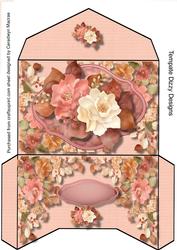 Gift Wallet, Autumnal Roses 