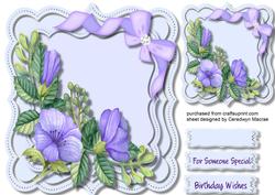 Beautiful Bracket and Lilac Flowers