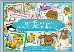 8x8 Bumper 8 Page Stuffed with Love , Birthday Kit
