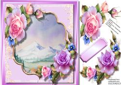 Beautyiful Roses and Alpine View