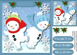 Lovely Dancing Snowmen 2