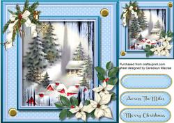 Lovely Village in the Snow