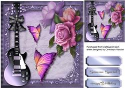 Beautiful Belleep Roses and Butterfly's