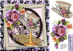 Lovely Steampunk Hat with Roses