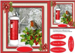 Lovely Robin at the Mailbox