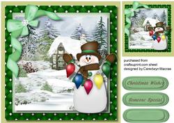 Lovely Christmas Snowman
