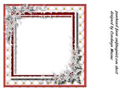 Lovely Christmas Incert, Blank