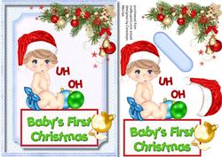 Lovely Baby Boys First Christmas 