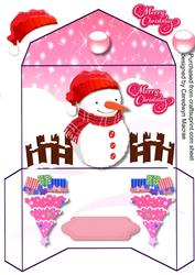 Lovely Pink Christmas Money Wallet 2