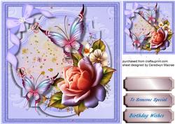 Beautiful Twikle Roses and Flutterby's
